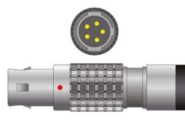 CSI-LEMO (004) 3mtr FIXED NEON WRAP Spo2 Sensor