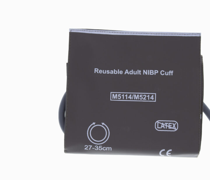 Reusable NIBP Single Hose Cuff Adult  27cm to 35 cm Grey