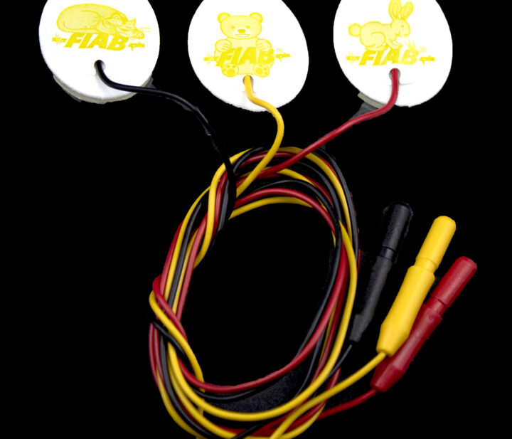 FIAB 3 Wire Disposable ECG Electrodes